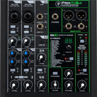 🇺🇸美國 Mackie ProFX6 v3 專業直播神器六軌混音器
