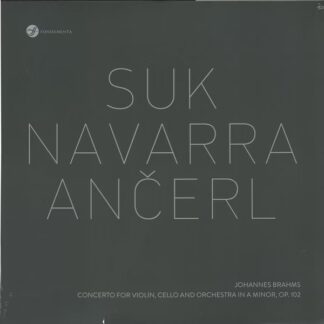 Brahms: Concerto For Violin, Cello And Orchestra In A Minor, Op. 102 / Josef Suk(v)André Navarra(p)Karel Ančerl(conductor)The Czech Philharmonic Orchestra , 布拉姆斯: 小提琴與大提琴協奏曲 / 蘇克(小提琴)納瓦拉(大提琴)安切爾指揮捷克愛樂管弦樂團 (LP)