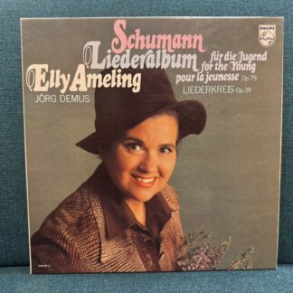 Elly Ameling/jorg Demus-Schumann女高音艾莉艾默玲與鋼琴家約爾格德慕斯(二手黑膠唱片2片盒裝)