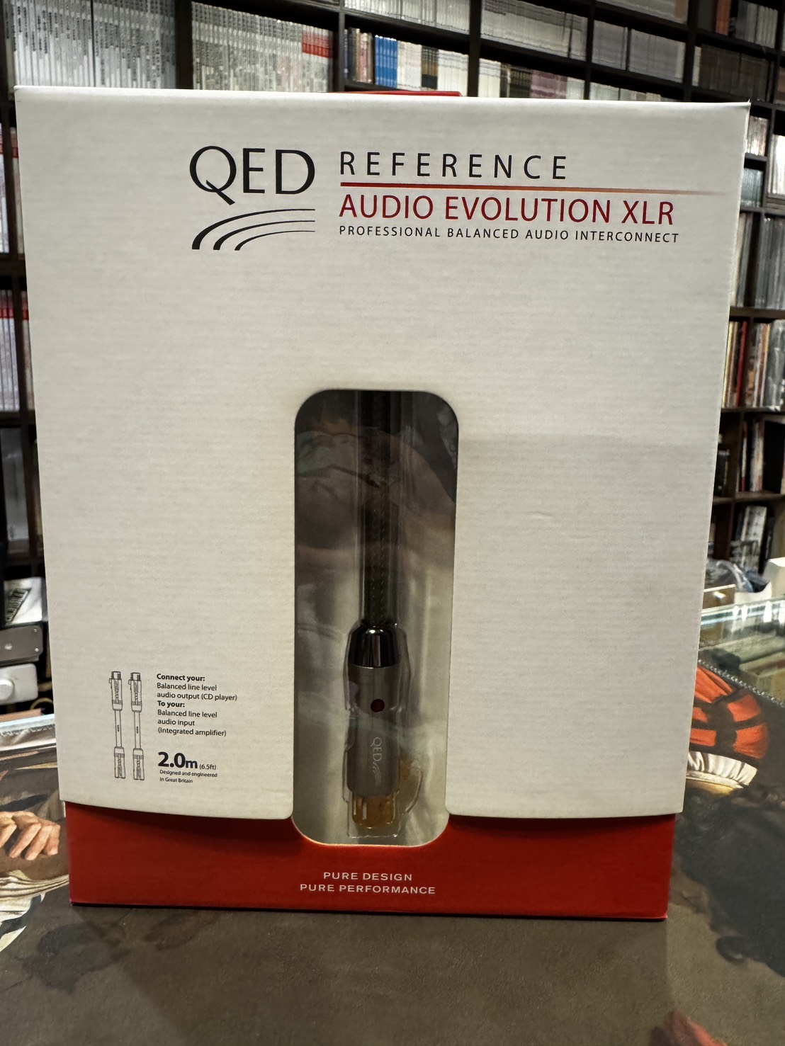 英國 QED Reference Audio Evolution XLR 平衡訊號線(2M一對)