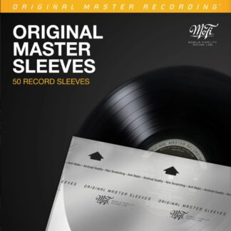 美國 MoFi Original Master 12吋黑膠防靜電內袋 (50入/包)